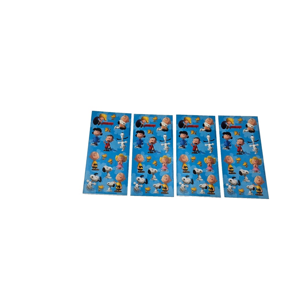 Hallmark Peanuts Snoopy & Charlie Brown Holiday Stickers 3 Packs Of 4 Sheets New